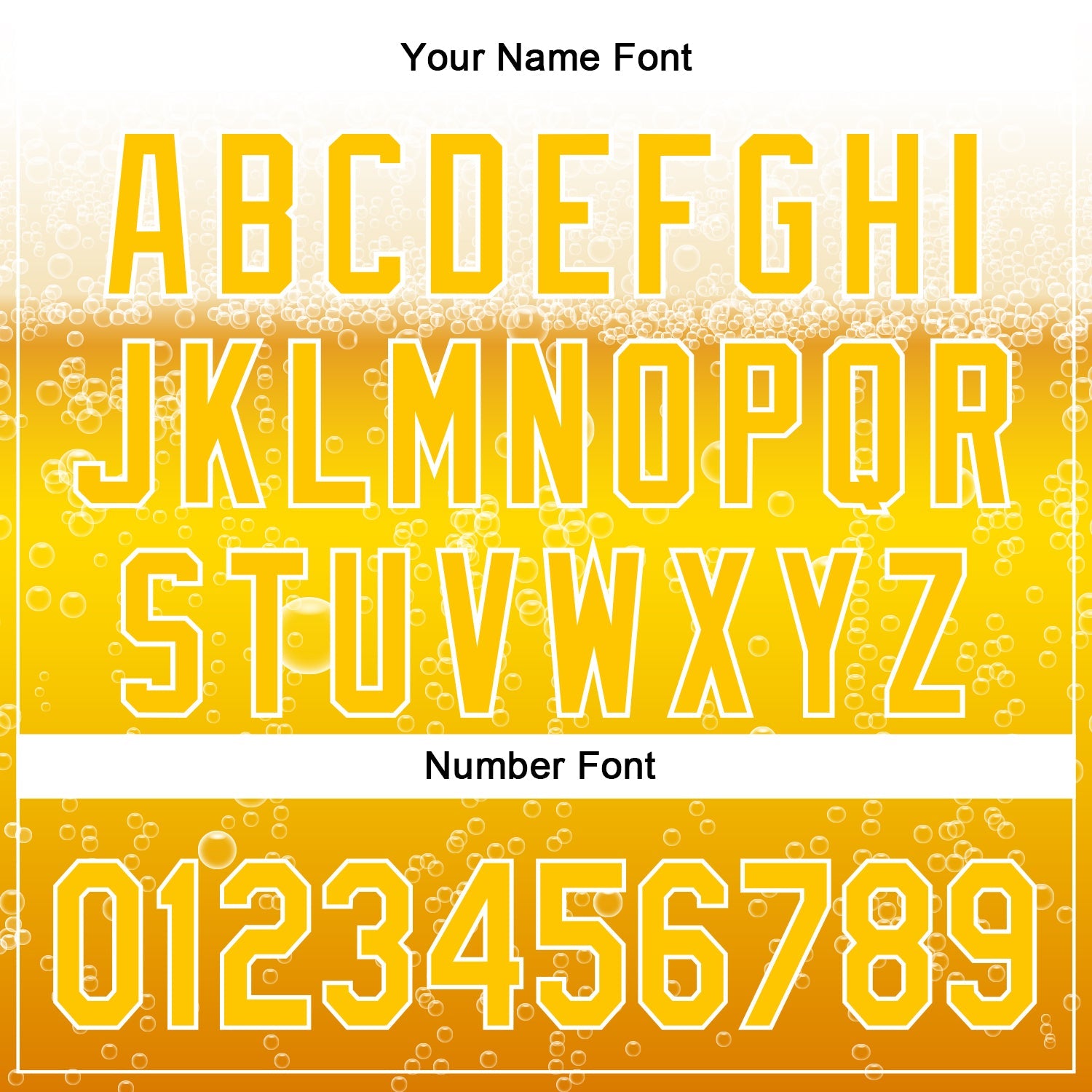 Custom Yellow White 3D Pattern Design Beer Authentic Baseball Jersey view 5