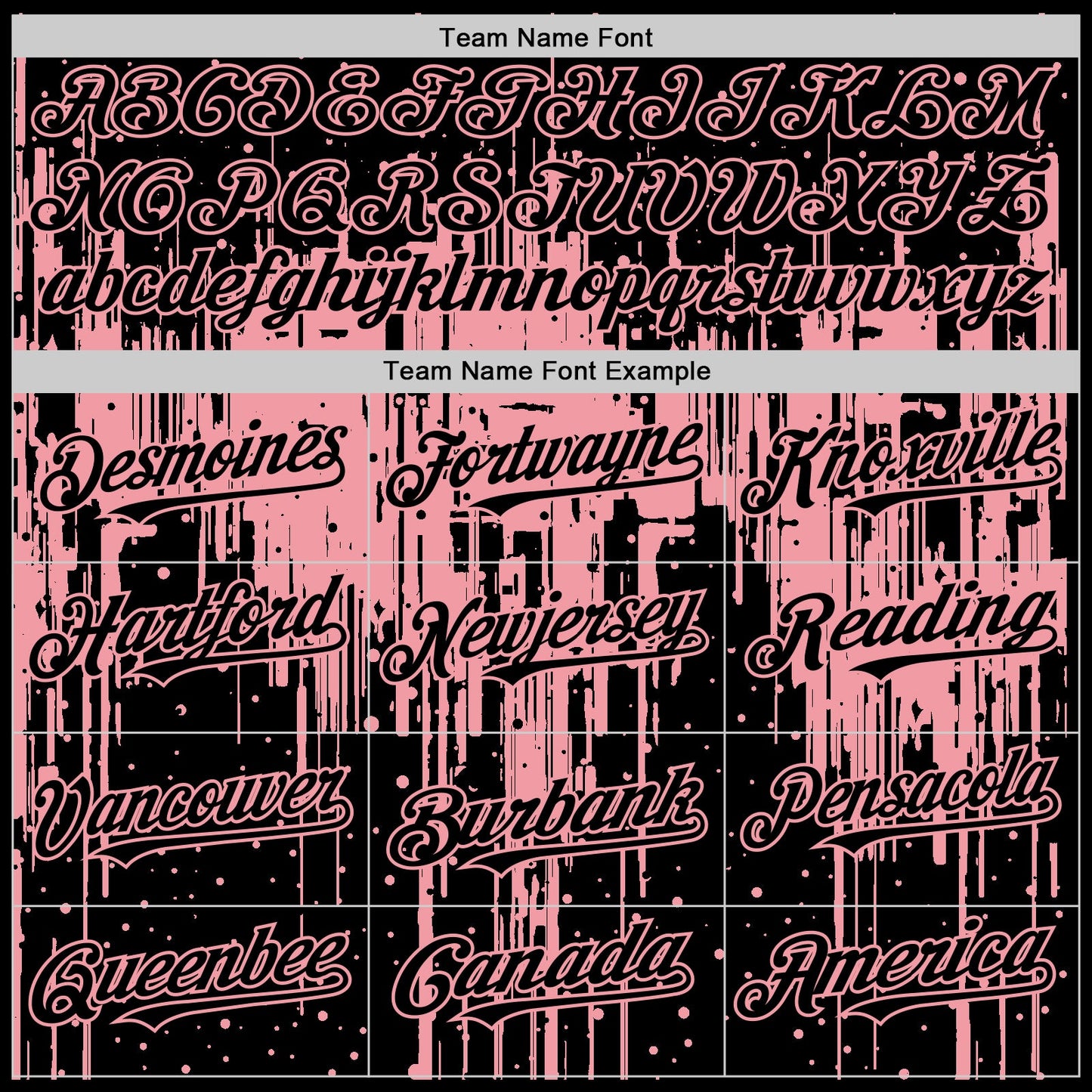 Custom Black Medium Pink 3D Pattern Design Dripping Splatter Art Authentic Baseball Jersey view 4