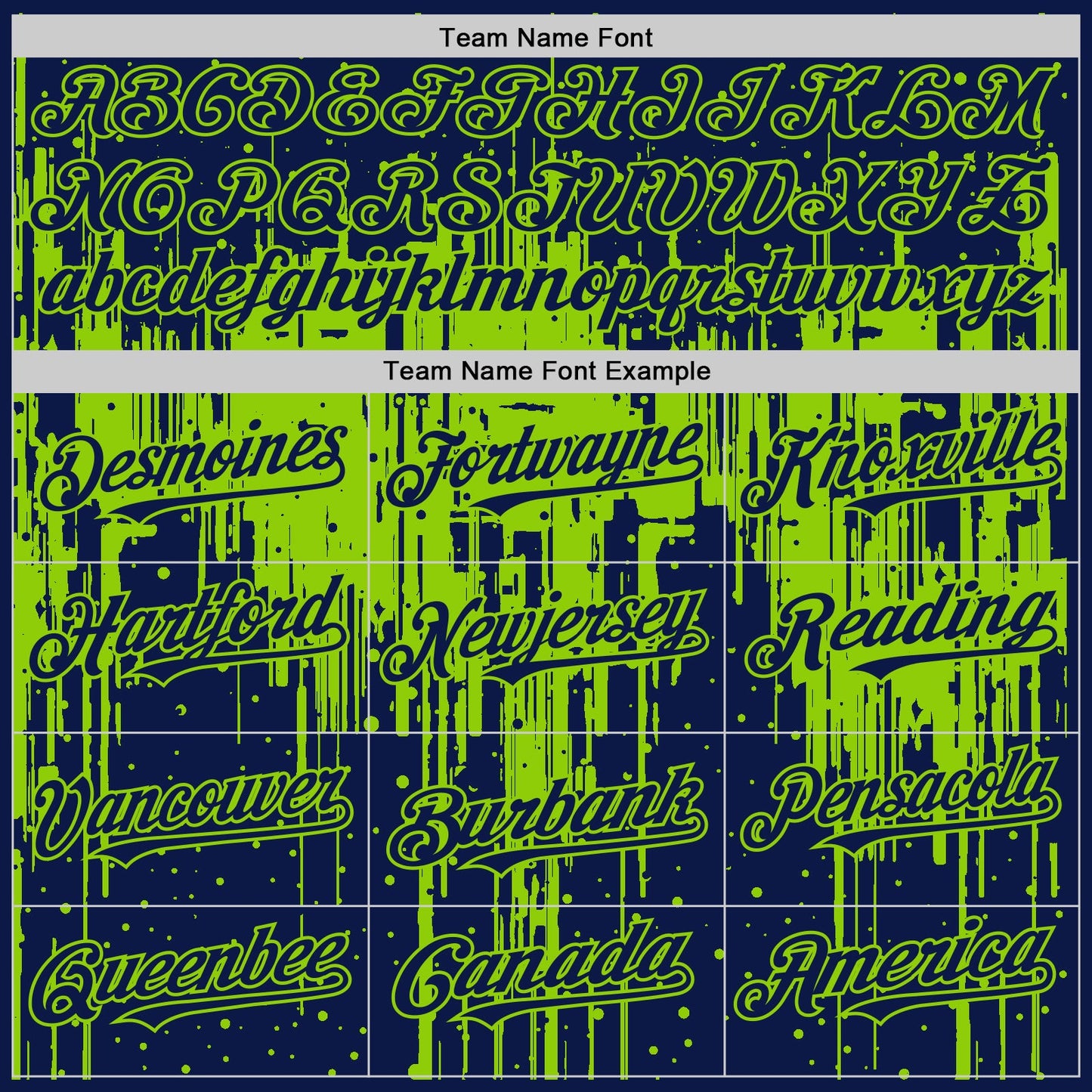 Custom Navy Neon Green 3D Pattern Design Dripping Splatter Art Authentic Baseball Jersey view 4