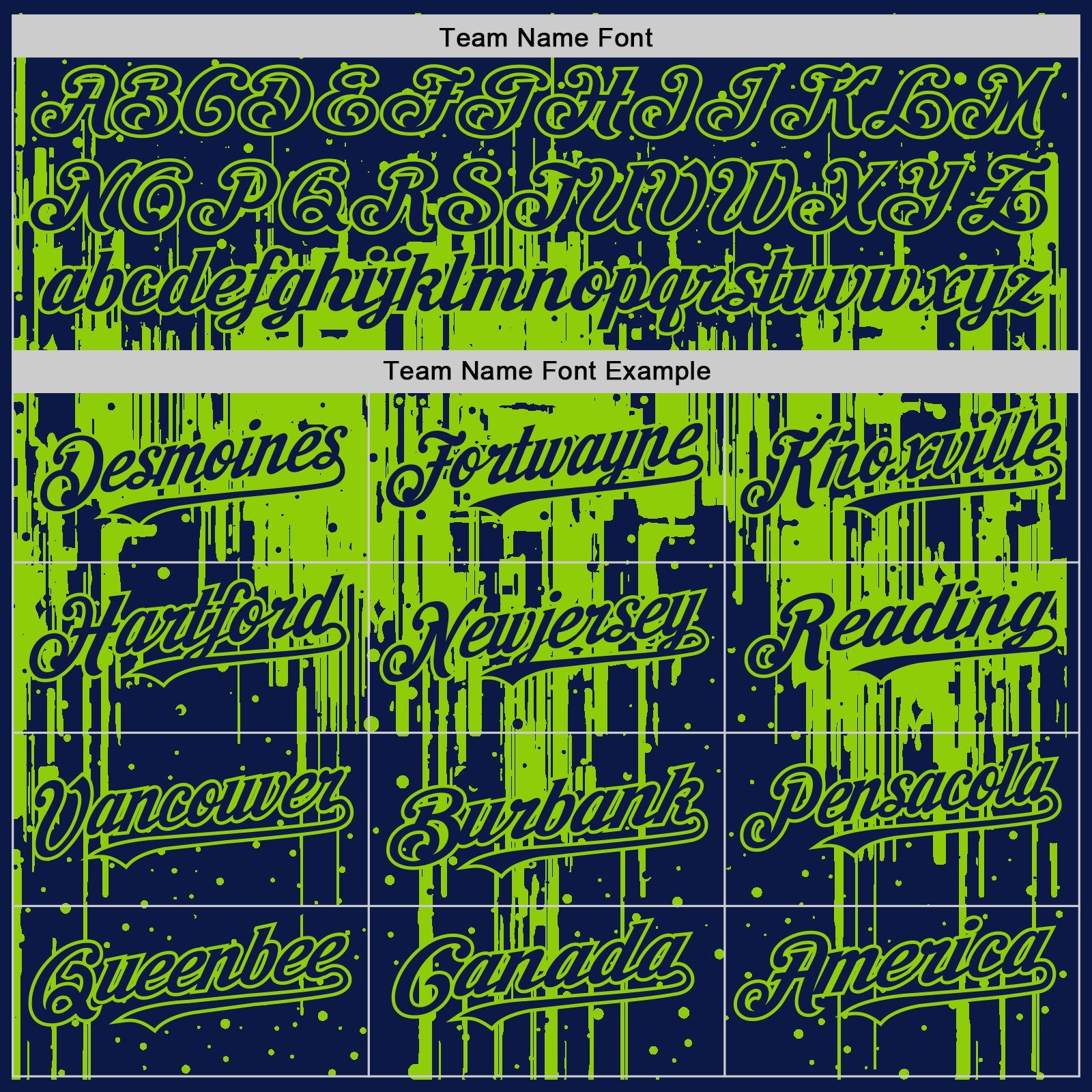 Custom Navy Neon Green 3D Pattern Design Dripping Splatter Art Authentic Baseball Jersey view 4
