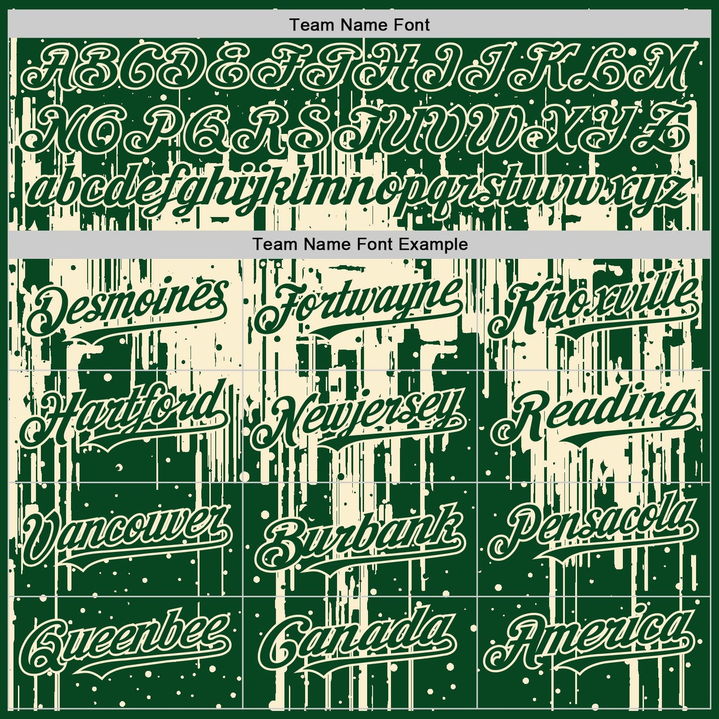 Custom Green Cream 3D Pattern Design Dripping Splatter Art Authentic Baseball Jersey view 4