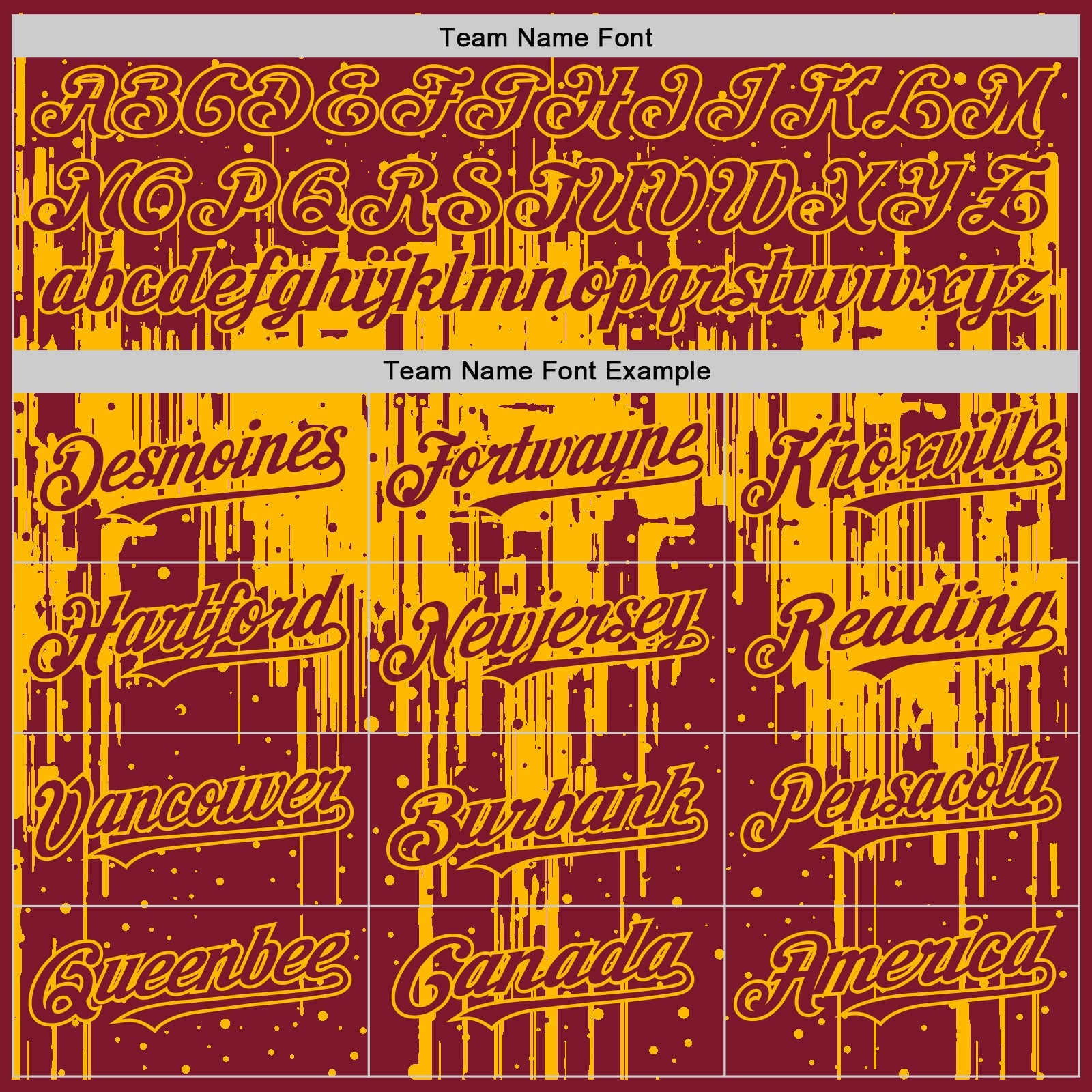 Custom Crimson Gold 3D Pattern Design Dripping Splatter Art Authentic Baseball Jersey view 4