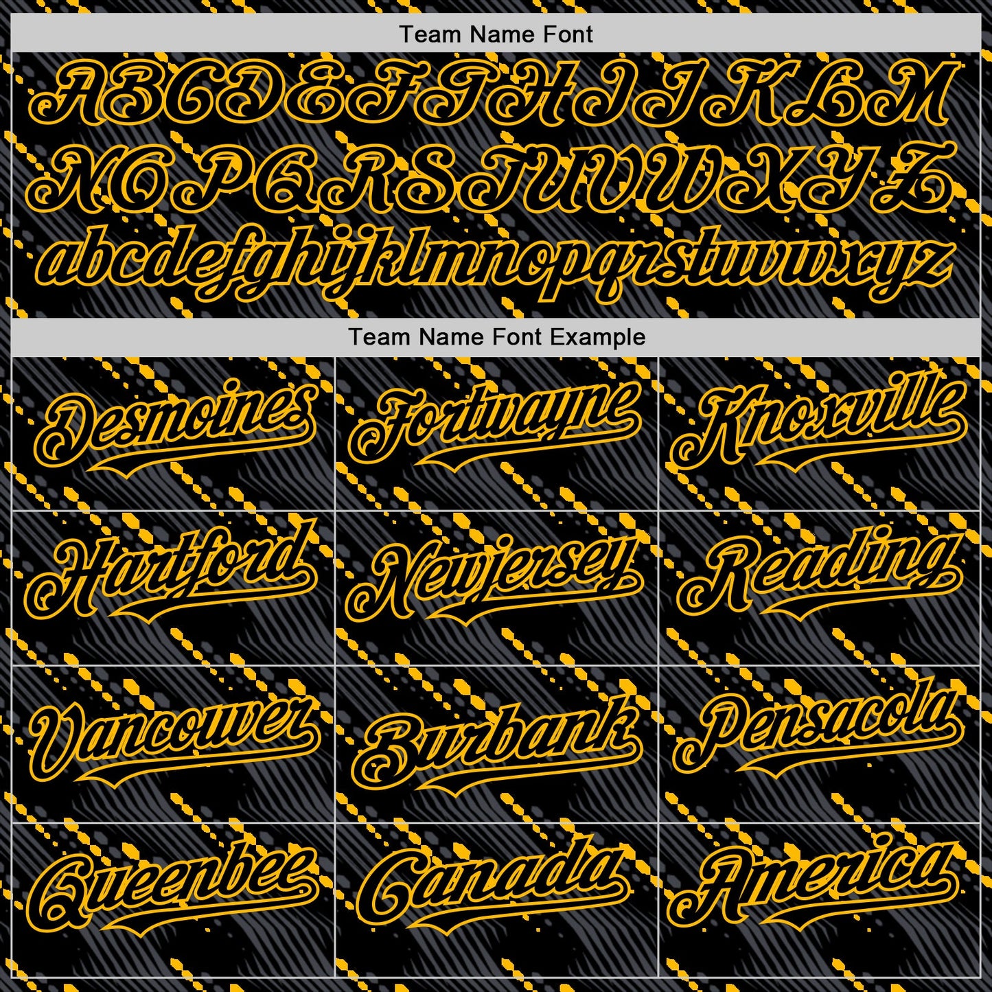 Custom Black Gold 3D Pattern Design Slant Lines Authentic Baseball Jersey view 4