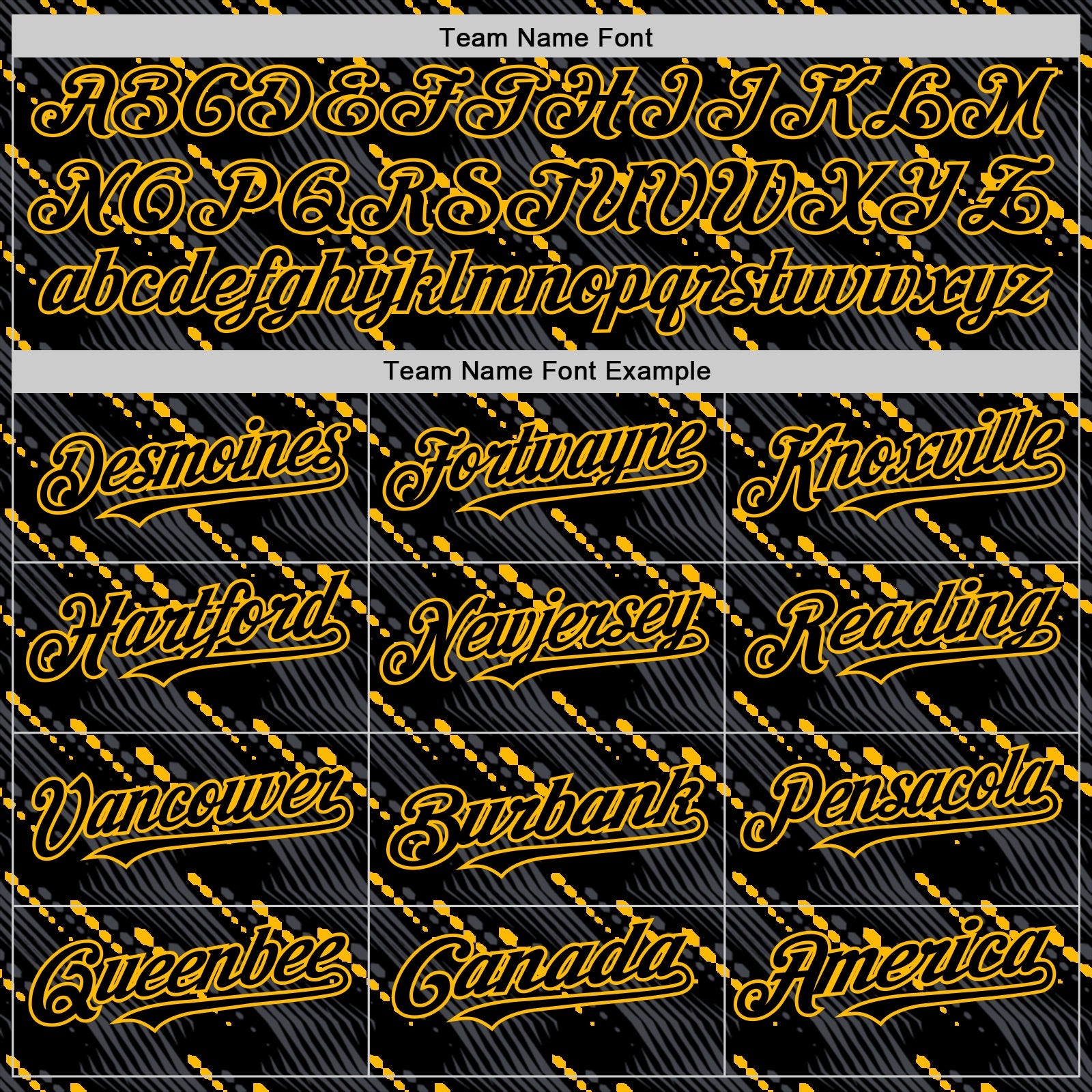 Custom Black Gold 3D Pattern Design Slant Lines Authentic Baseball Jersey view 4
