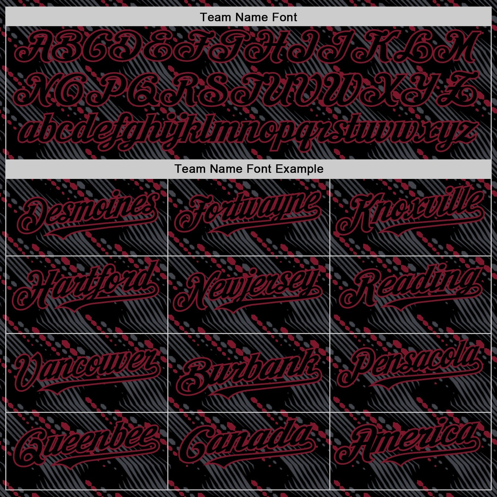 Custom Black Crimson 3D Pattern Design Slant Lines Authentic Baseball Jersey view 4