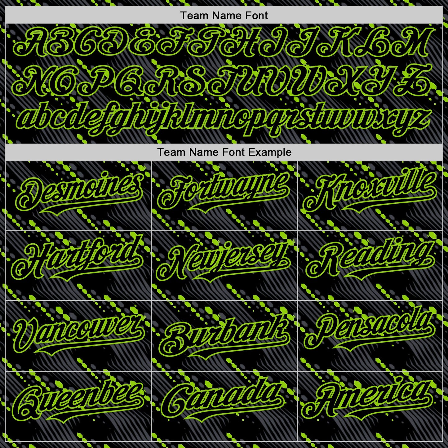 Custom Black Neon Green 3D Pattern Design Slant Lines Authentic Baseball Jersey view 4