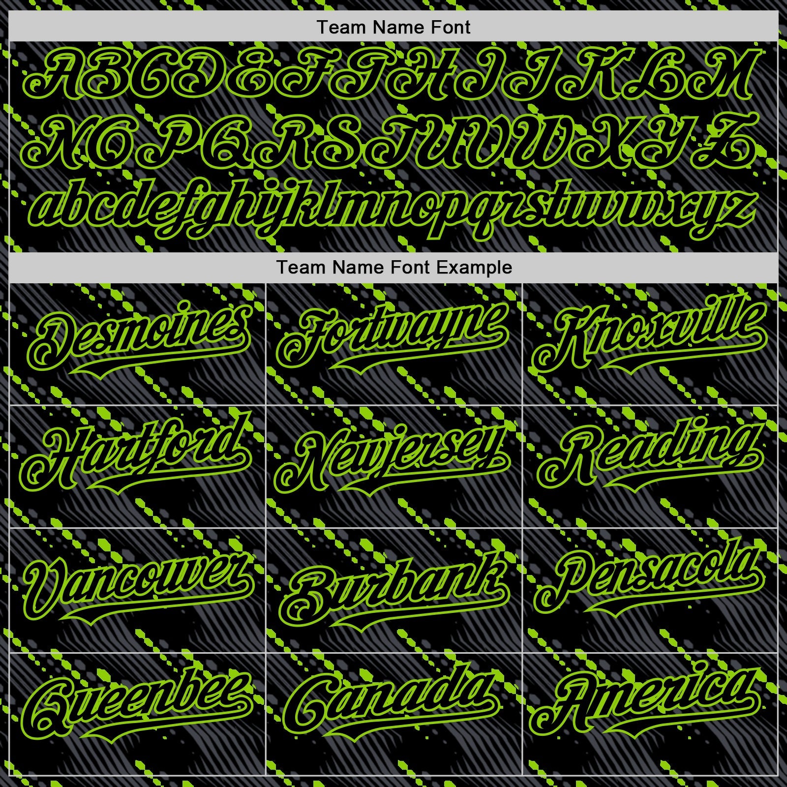 Custom Black Neon Green 3D Pattern Design Slant Lines Authentic Baseball Jersey view 4