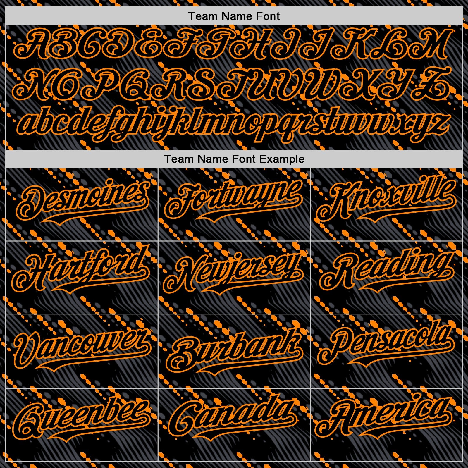 Custom Black Bay Orange 3D Pattern Design Slant Lines Authentic Baseball Jersey view 4