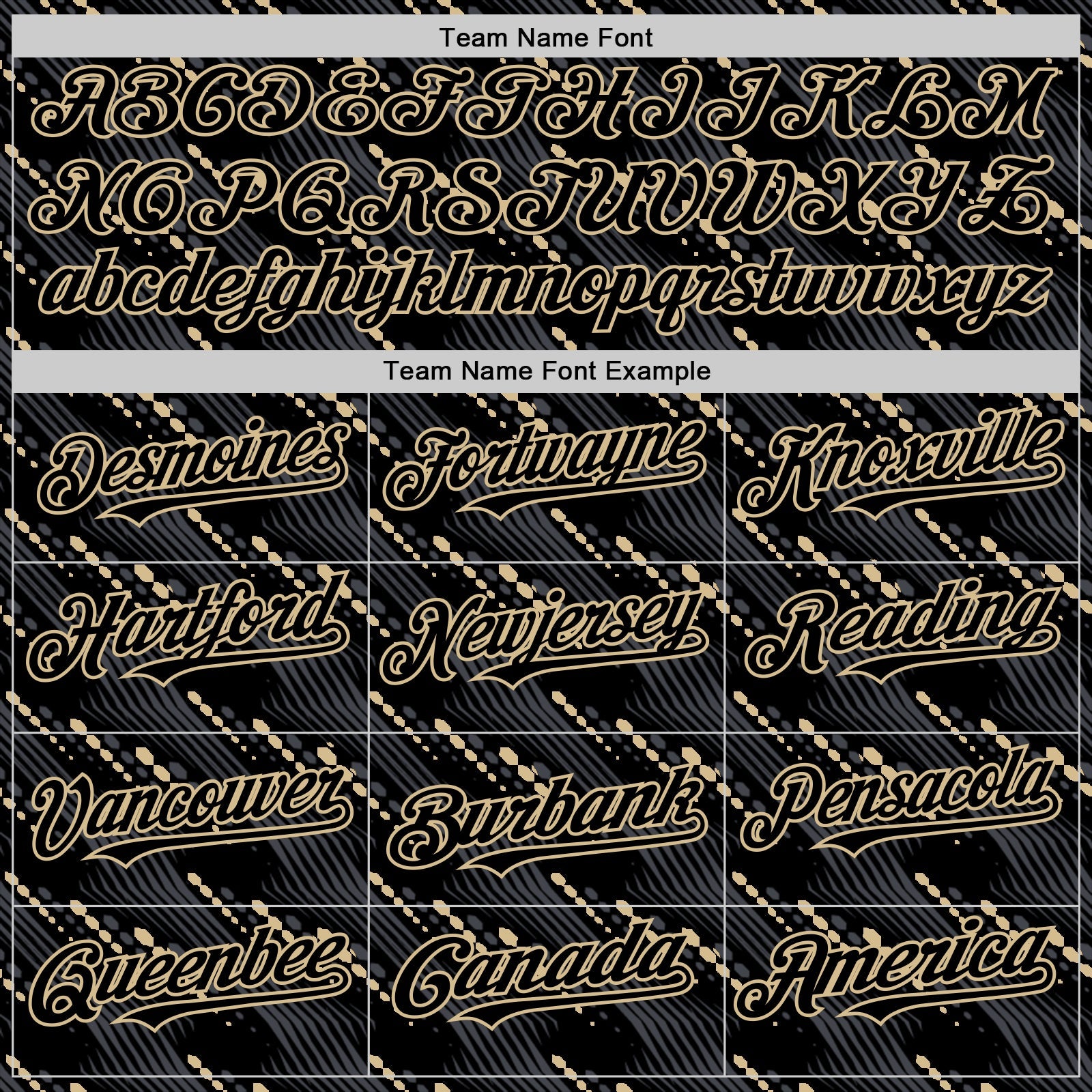 Custom Black Vegas Gold 3D Pattern Design Slant Lines Authentic Baseball Jersey view 4