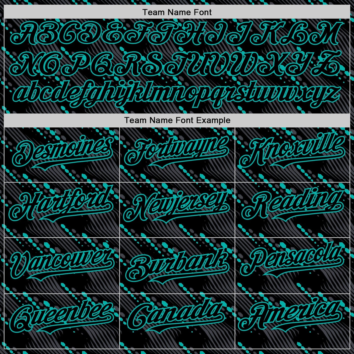 Custom Black Aqua 3D Pattern Design Slant Lines Authentic Baseball Jersey view 4