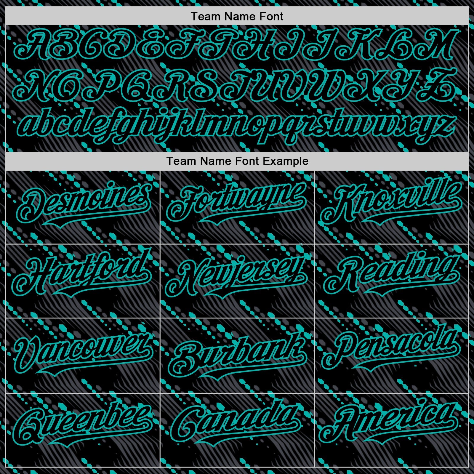 Custom Black Aqua 3D Pattern Design Slant Lines Authentic Baseball Jersey view 4