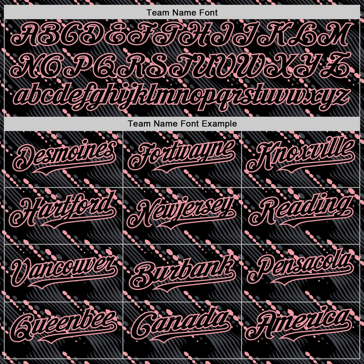 Custom Black Medium Pink 3D Pattern Design Slant Lines Authentic Baseball Jersey view 4