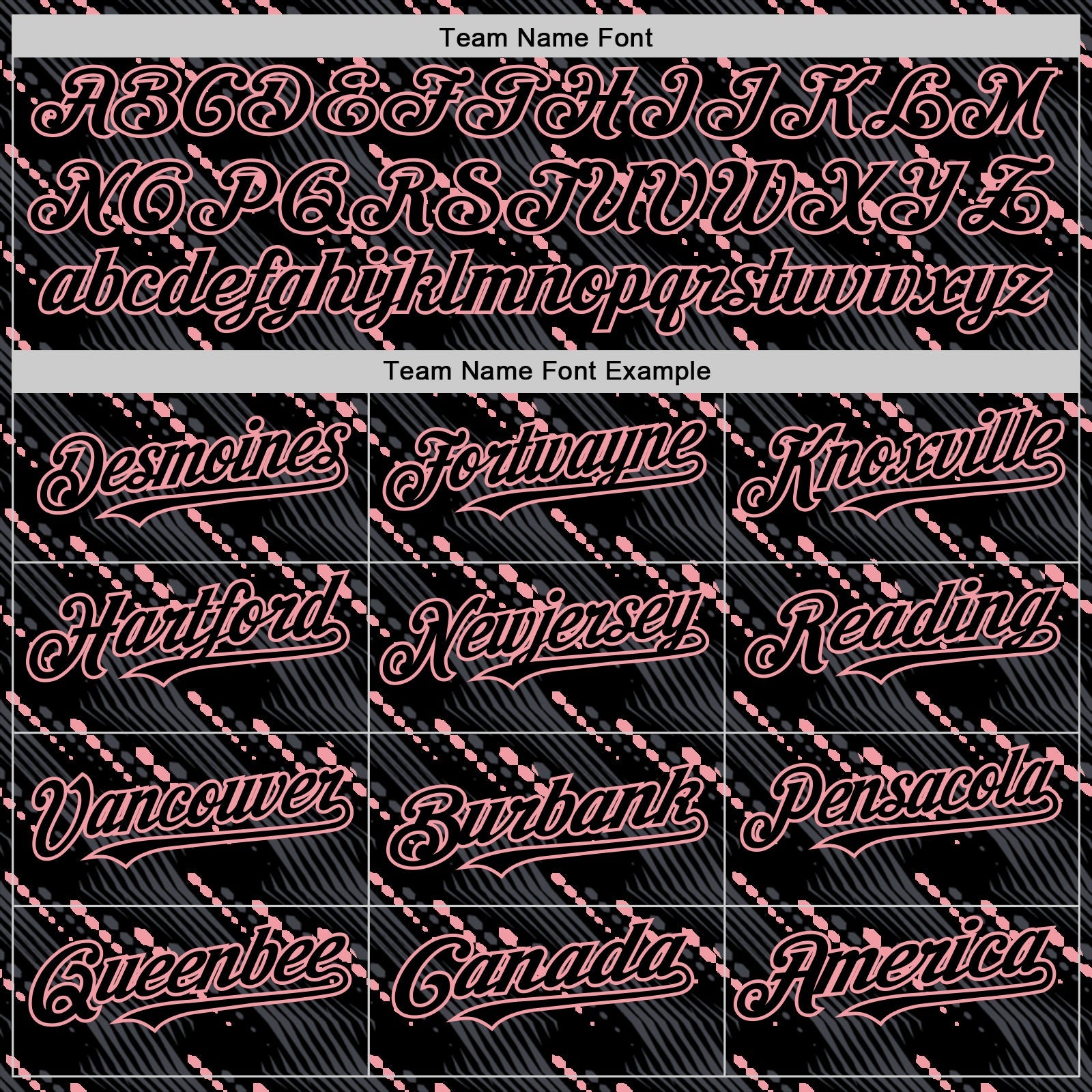 Custom Black Medium Pink 3D Pattern Design Slant Lines Authentic Baseball Jersey view 4
