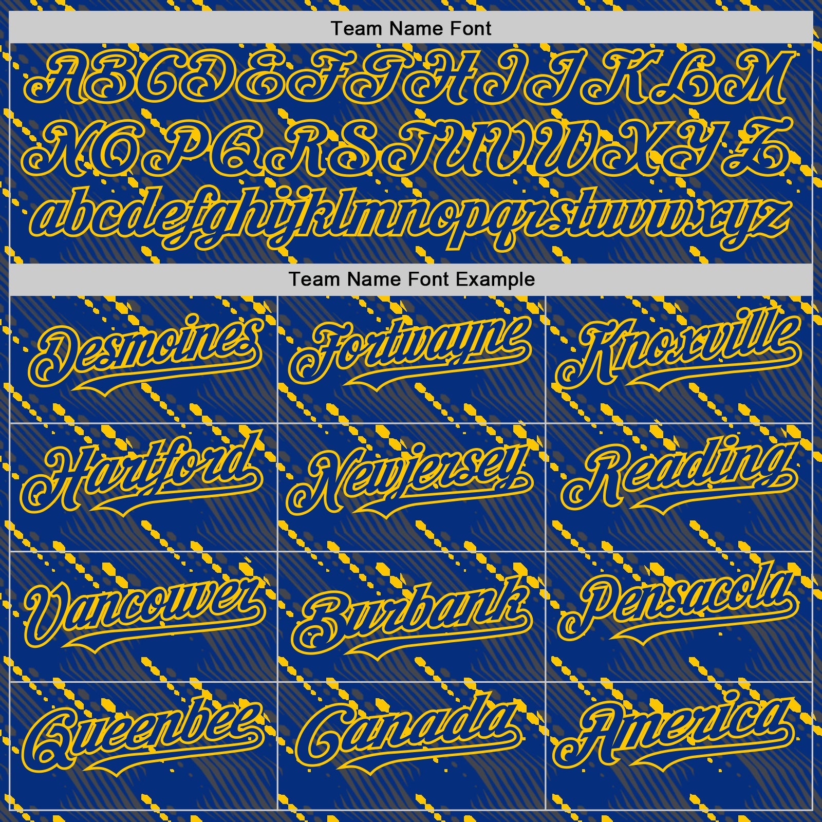 Custom Royal Yellow 3D Pattern Design Slant Lines Authentic Baseball Jersey view 4
