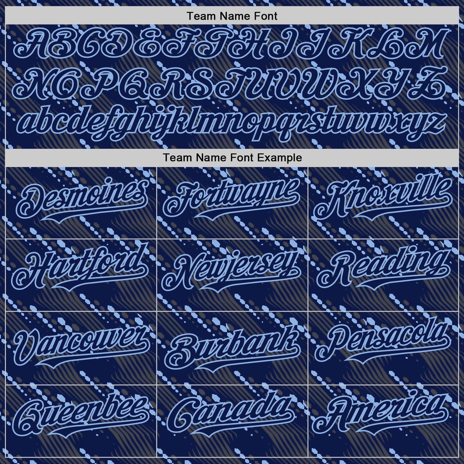 Custom Navy Light Blue 3D Pattern Design Slant Lines Authentic Baseball Jersey view 4
