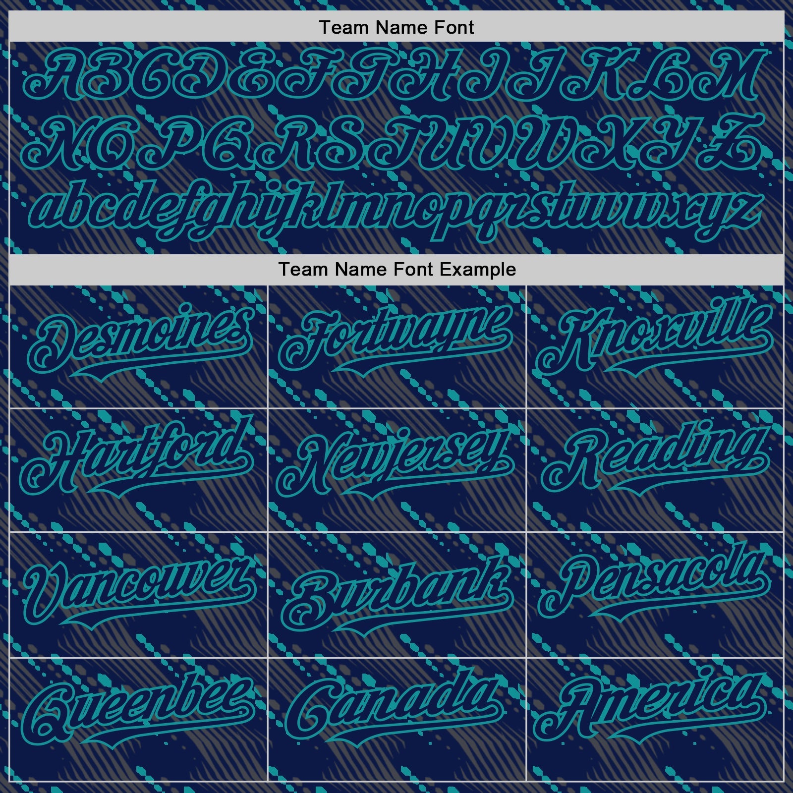 Custom Navy Teal 3D Pattern Design Slant Lines Authentic Baseball Jersey view 4
