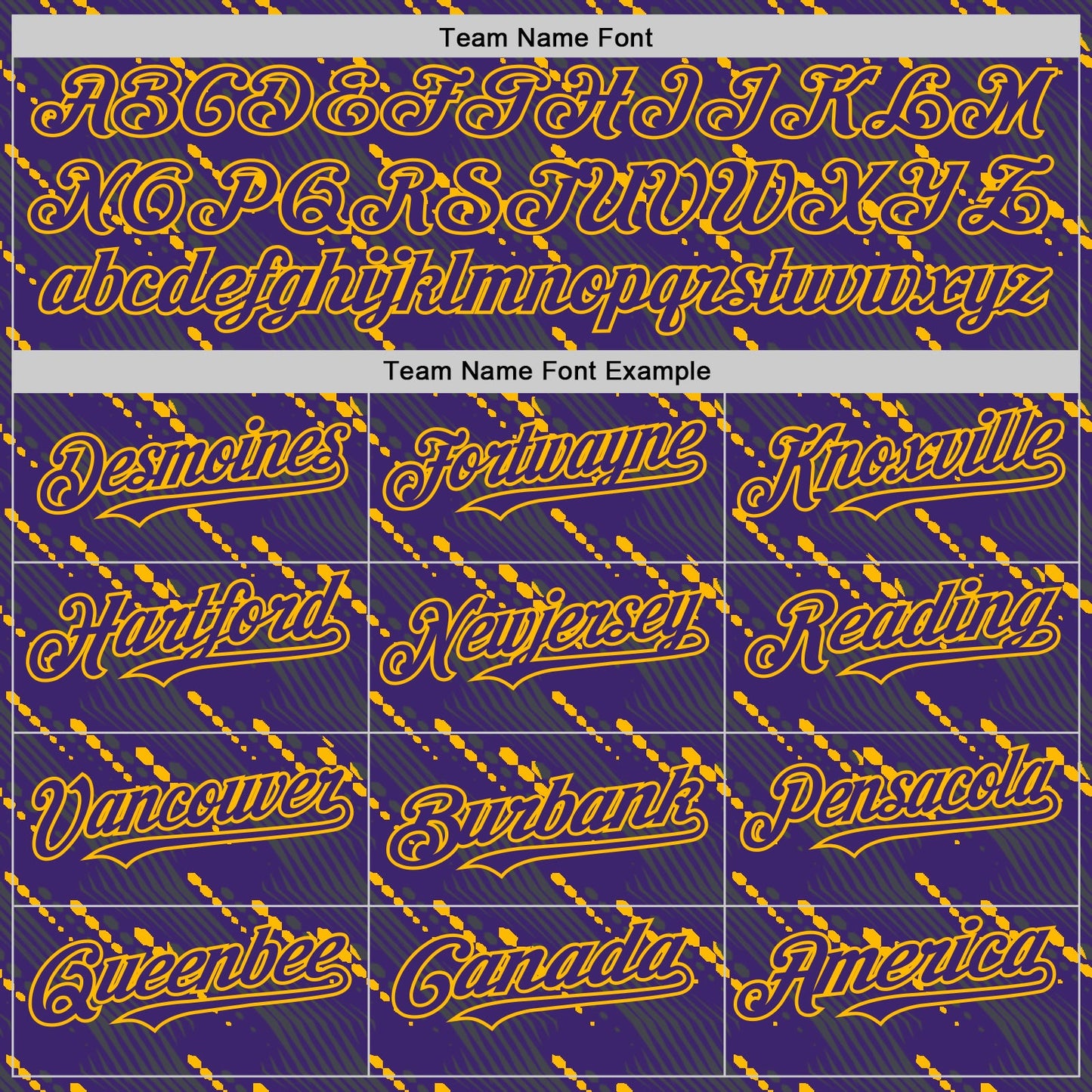 Custom Purple Gold 3D Pattern Design Slant Lines Authentic Baseball Jersey view 4