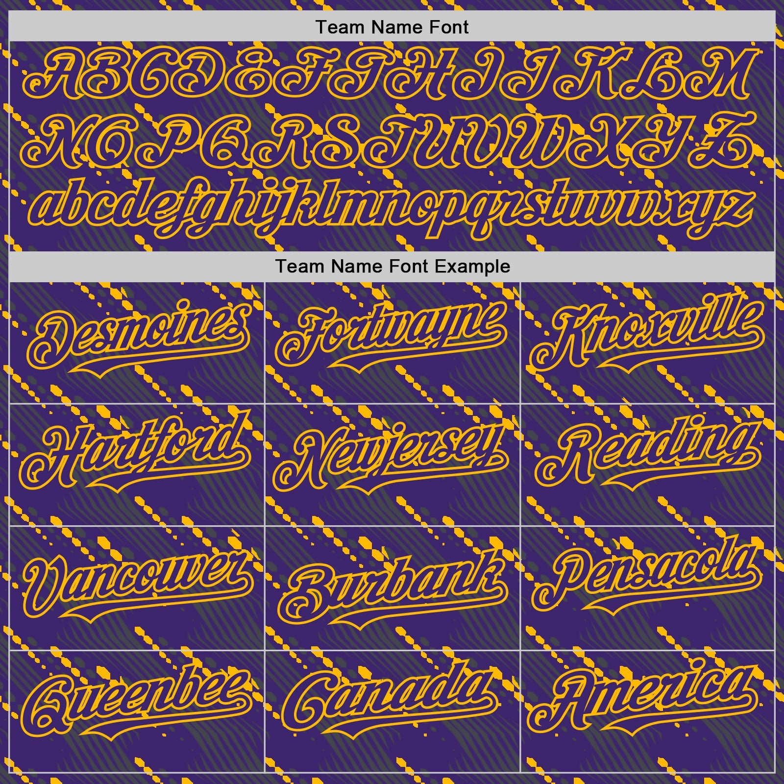 Custom Purple Gold 3D Pattern Design Slant Lines Authentic Baseball Jersey view 4