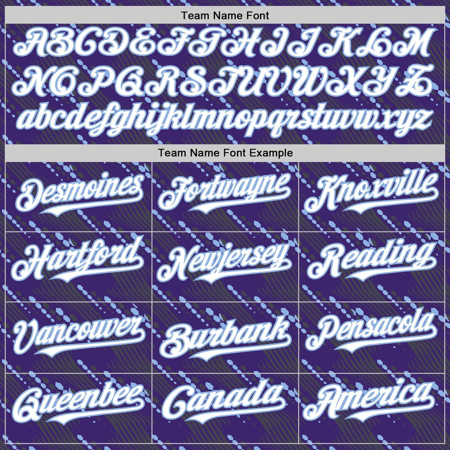 Custom Purple White-Light Blue 3D Pattern Design Slant Lines Authentic Baseball Jersey view 4