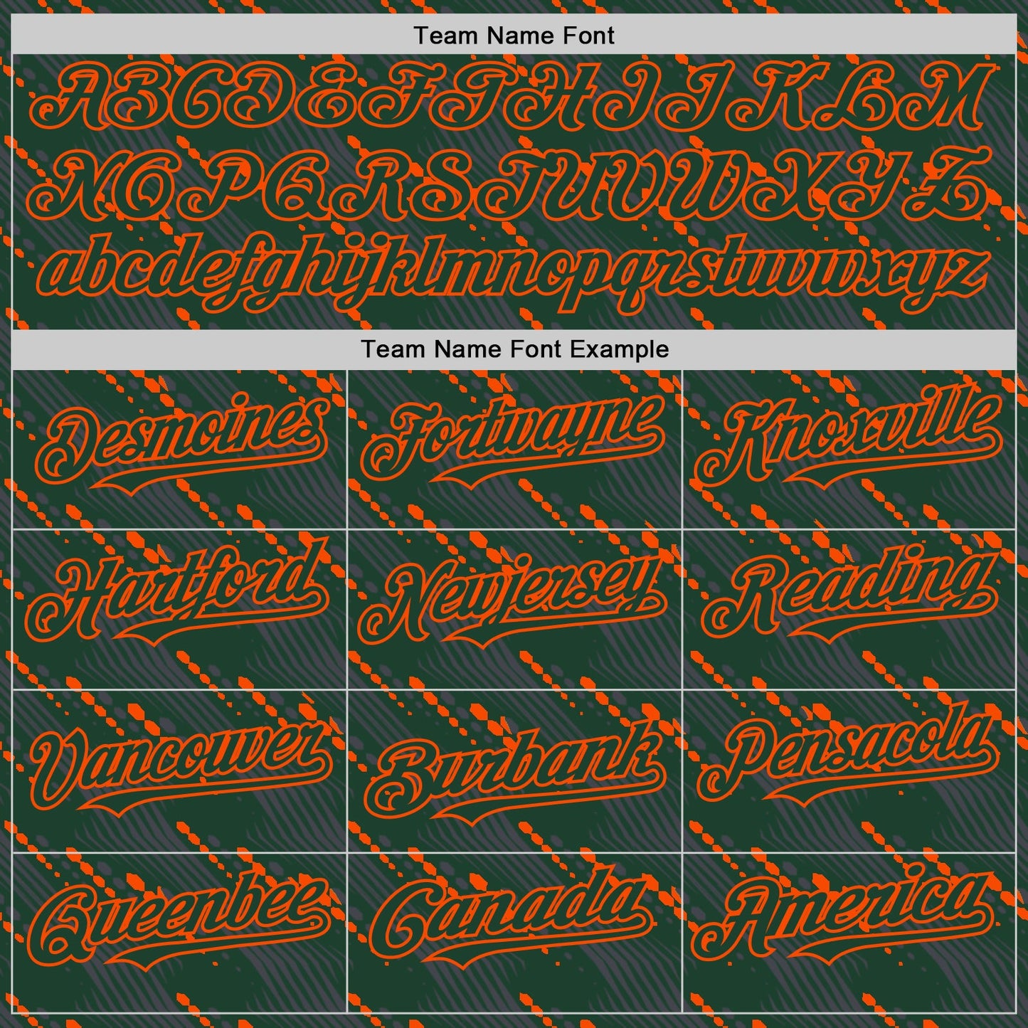 Custom Green Green-Orange 3D Pattern Design Slant Lines Authentic Baseball Jersey view 4