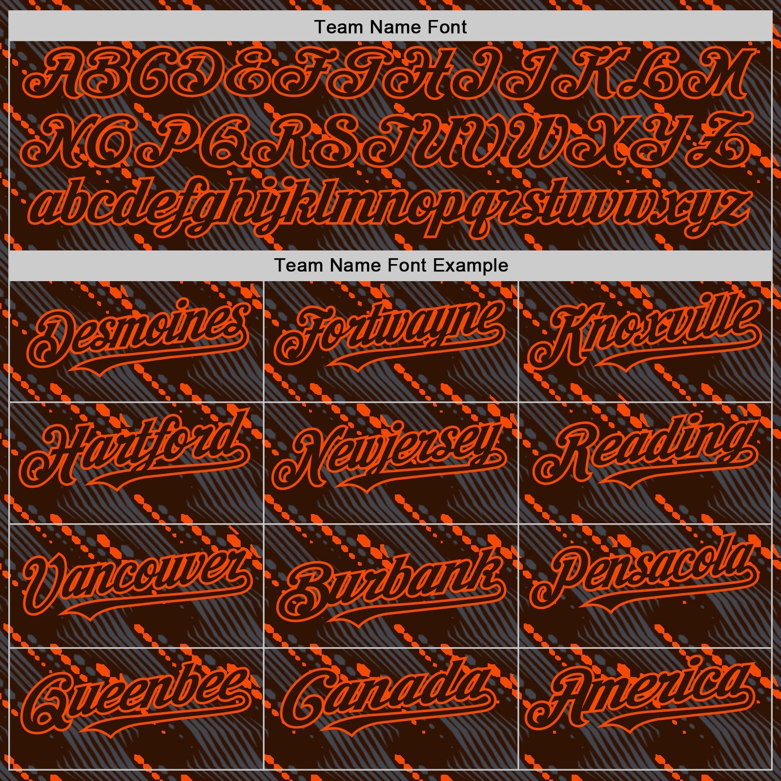 Custom Brown Orange 3D Pattern Design Slant Lines Authentic Baseball Jersey view 4