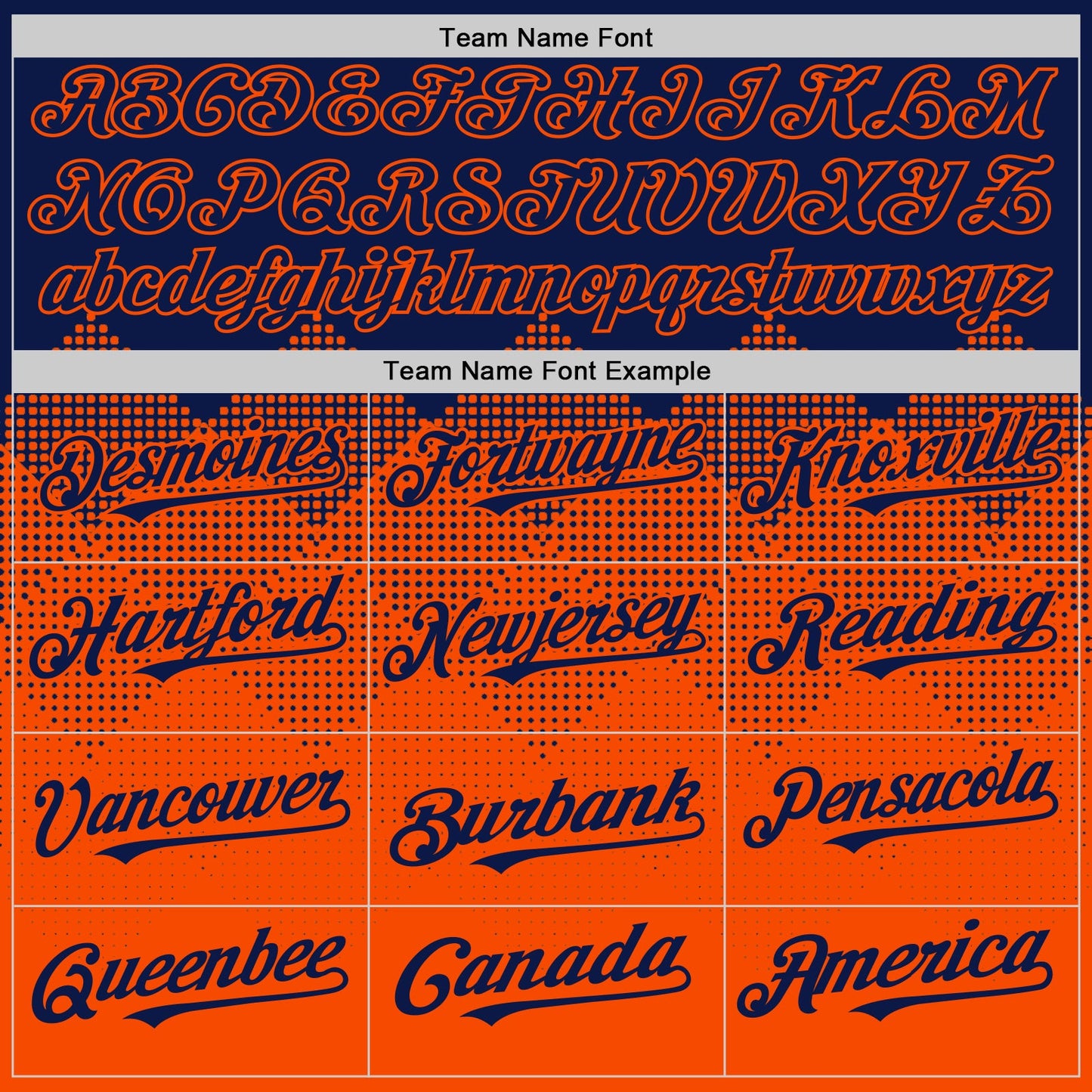 Custom Navy Orange 3D Pattern Design Gradient Square Shapes Authentic Baseball Jersey view 4