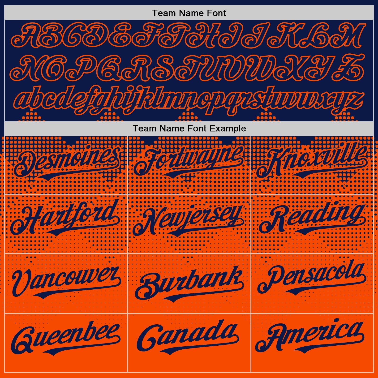 Custom Navy Orange 3D Pattern Design Gradient Square Shapes Authentic Baseball Jersey view 4