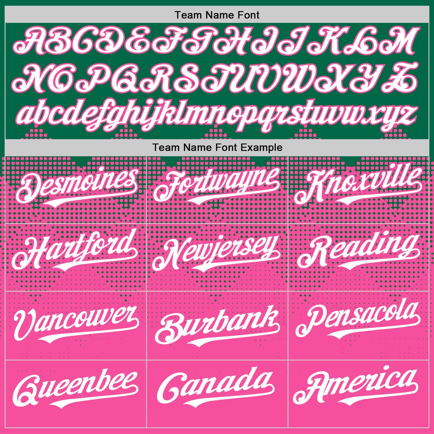 Custom Kelly Green White-Pink 3D Pattern Design Gradient Square Shapes Authentic Baseball Jersey view 4