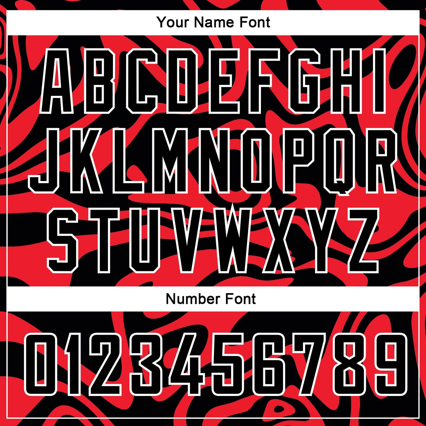 Custom Red Black-White 3D Pattern Design Abstract Psychedelic Liquid Wave Authentic Basketball Jersey view 4