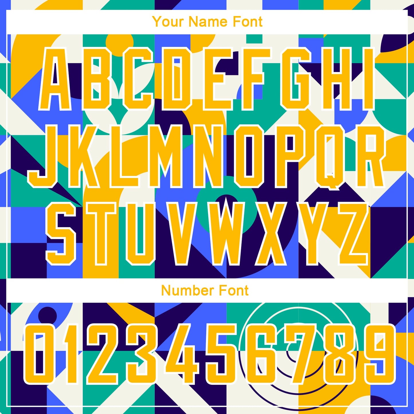 Custom Royal Gold-White 3D Pattern Design Abstract Geometric Shapes Authentic Basketball Jersey view 4