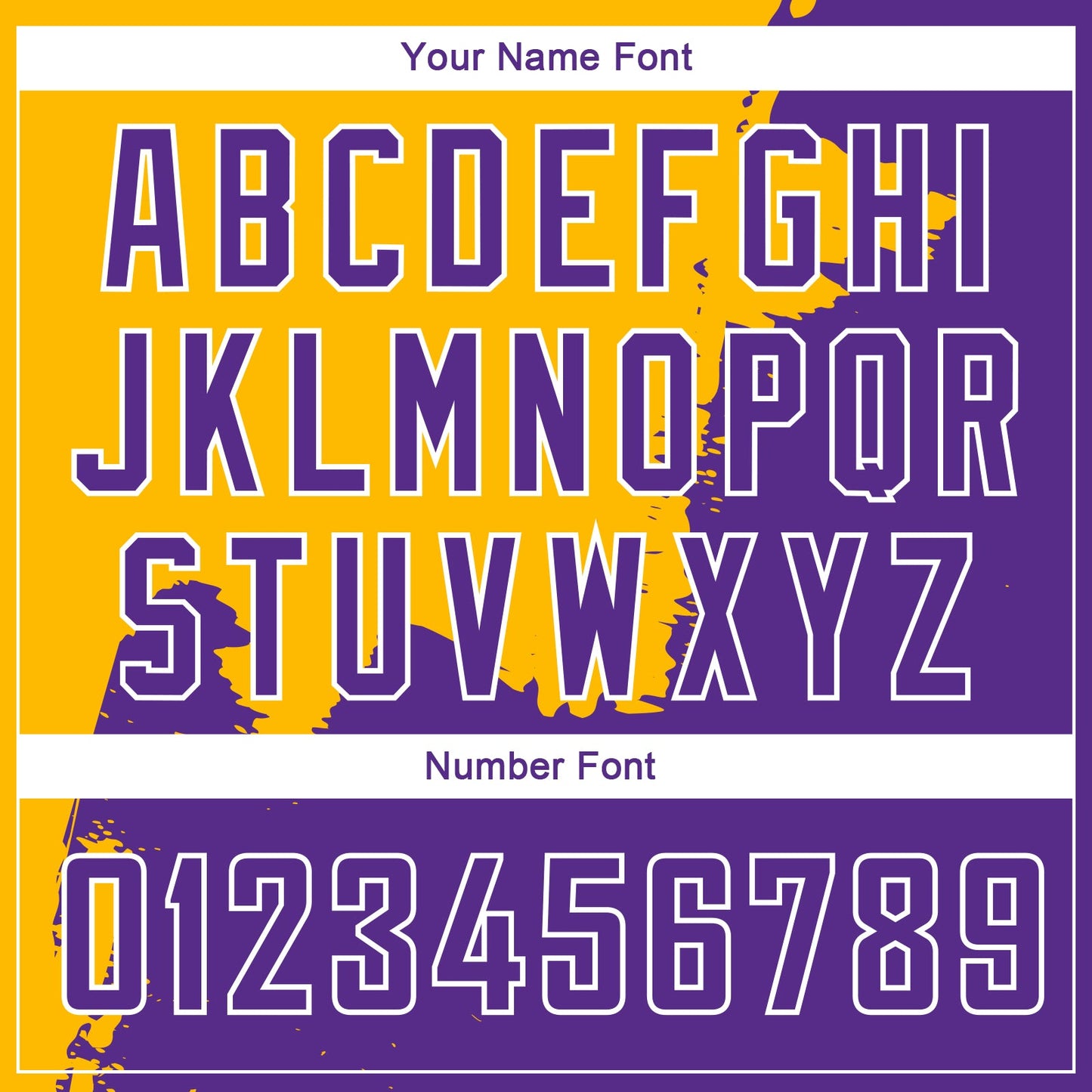 Custom Gold Purple-White 3D Pattern Design Abstract Grunge Halftone Art Authentic Basketball Jersey view 4