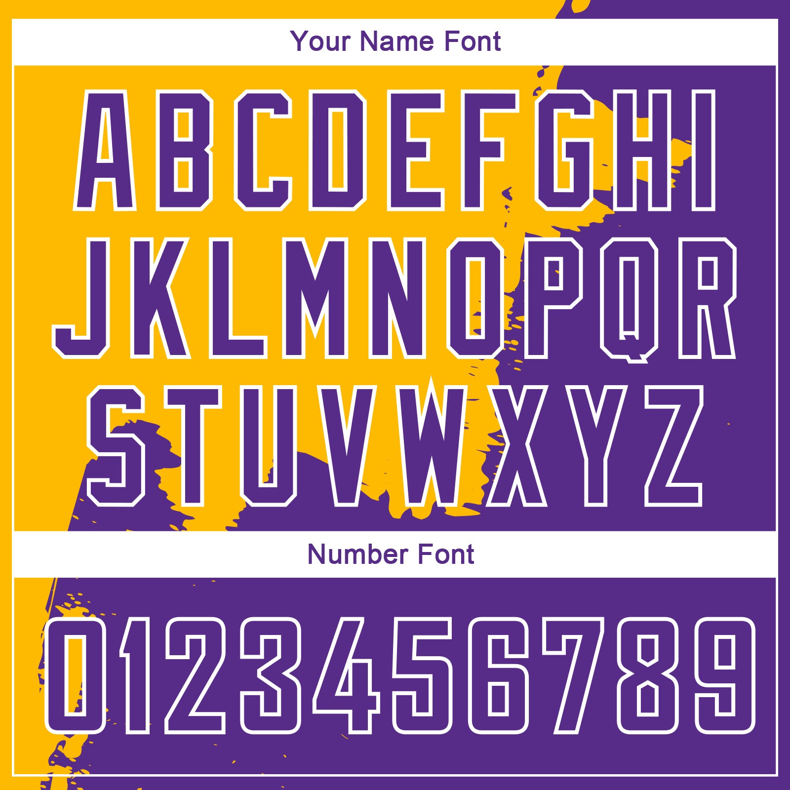 Custom Gold Purple-White 3D Pattern Design Abstract Grunge Halftone Art Authentic Basketball Jersey view 4