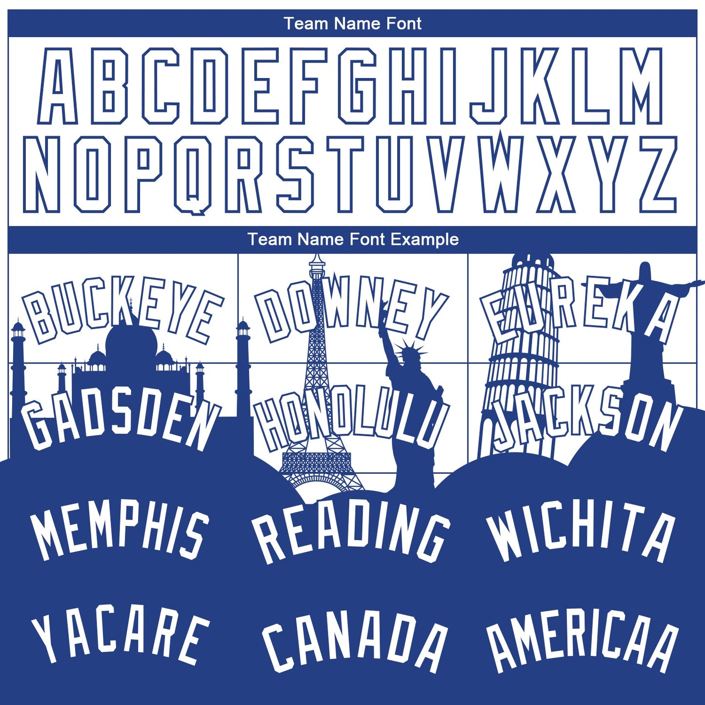 Custom White Royal Holiday Travel Monuments Silhouette Authentic City Edition Basketball Jersey view 3