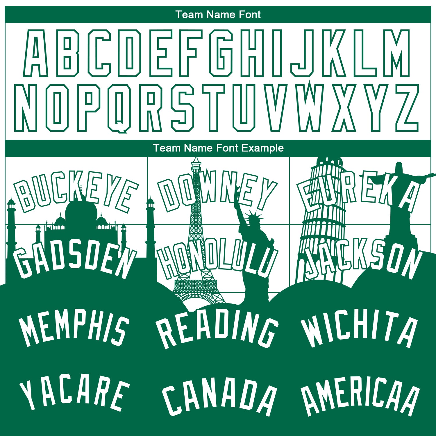 Custom White Kelly Green Holiday Travel Monuments Silhouette Authentic City Edition Basketball Jersey view 3