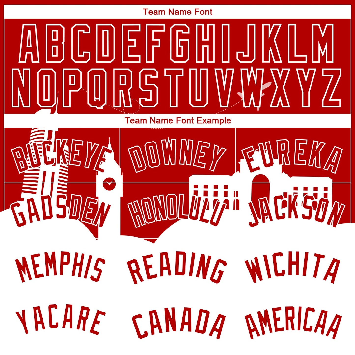 Custom Red White Holiday Travel Monuments Silhouette Authentic City Edition Basketball Jersey view 3