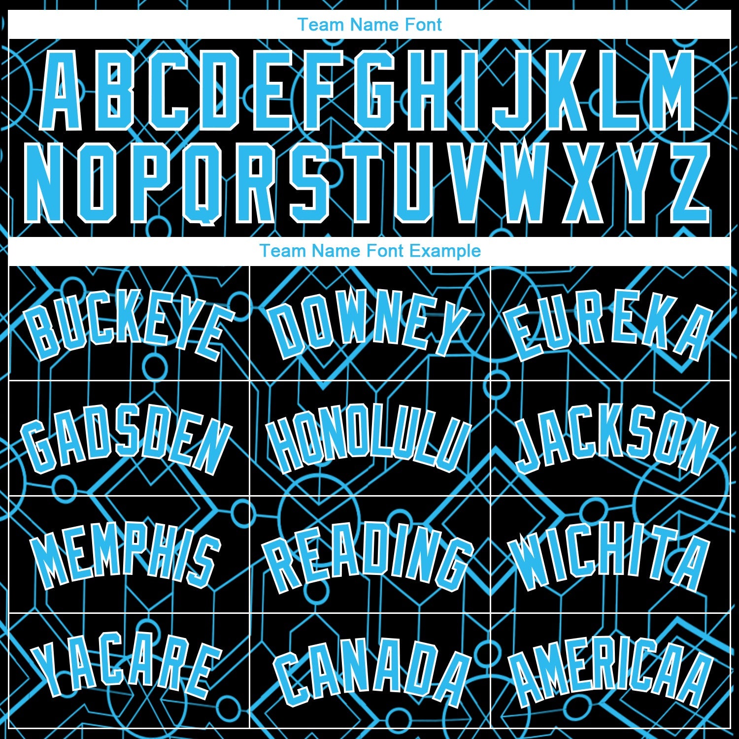Custom Black Sky Blue-White Geometric Shapes Authentic City Edition Basketball Jersey view 3