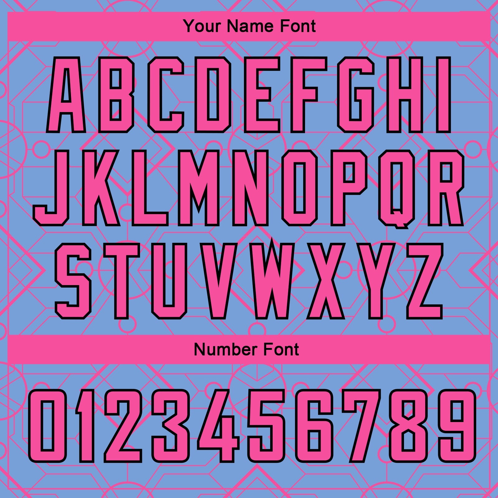 Custom Light Blue Pink-Black Geometric Shapes Authentic City Edition Basketball Jersey view 4
