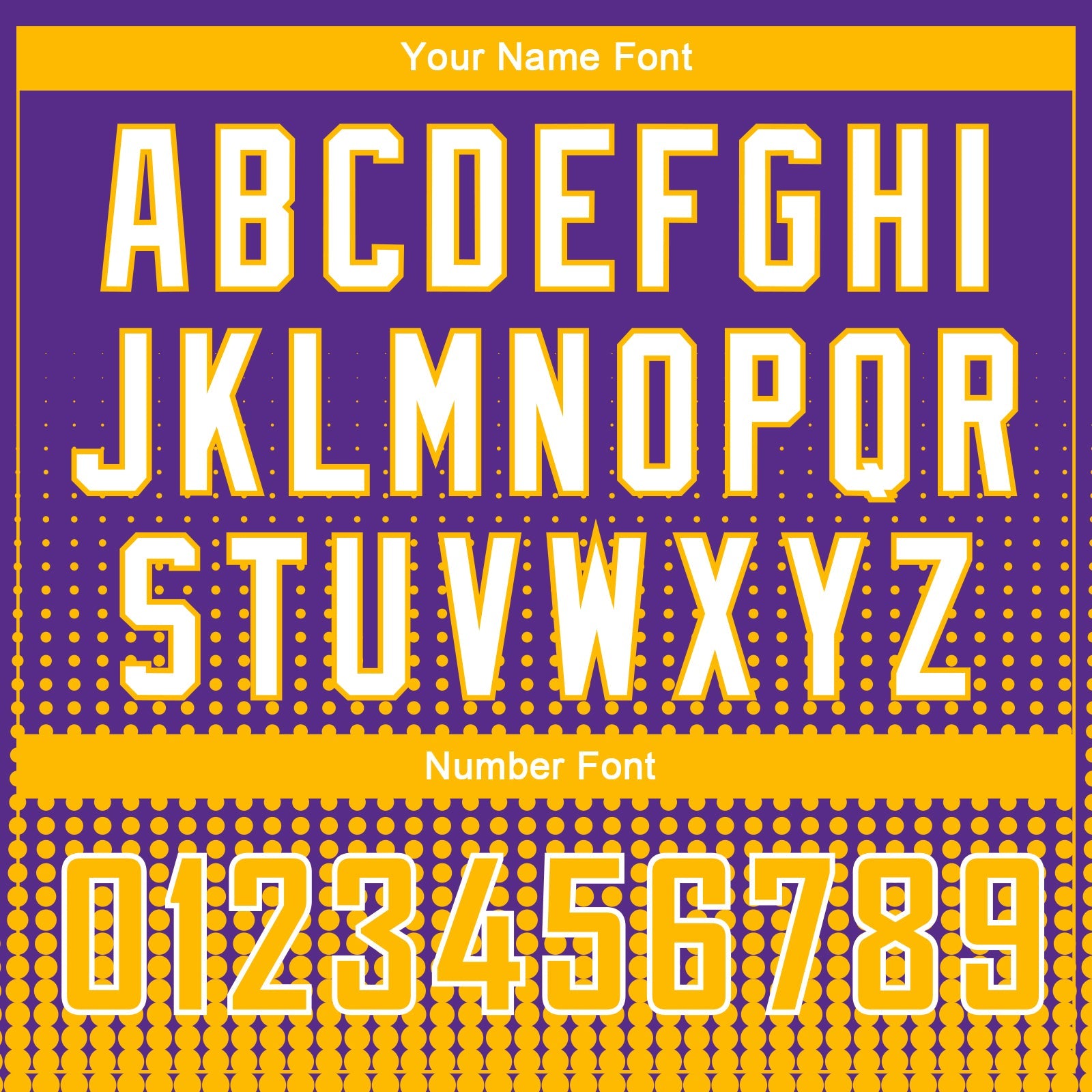 Custom Purple Gold-White Halftone Authentic City Edition Basketball Jersey view 4