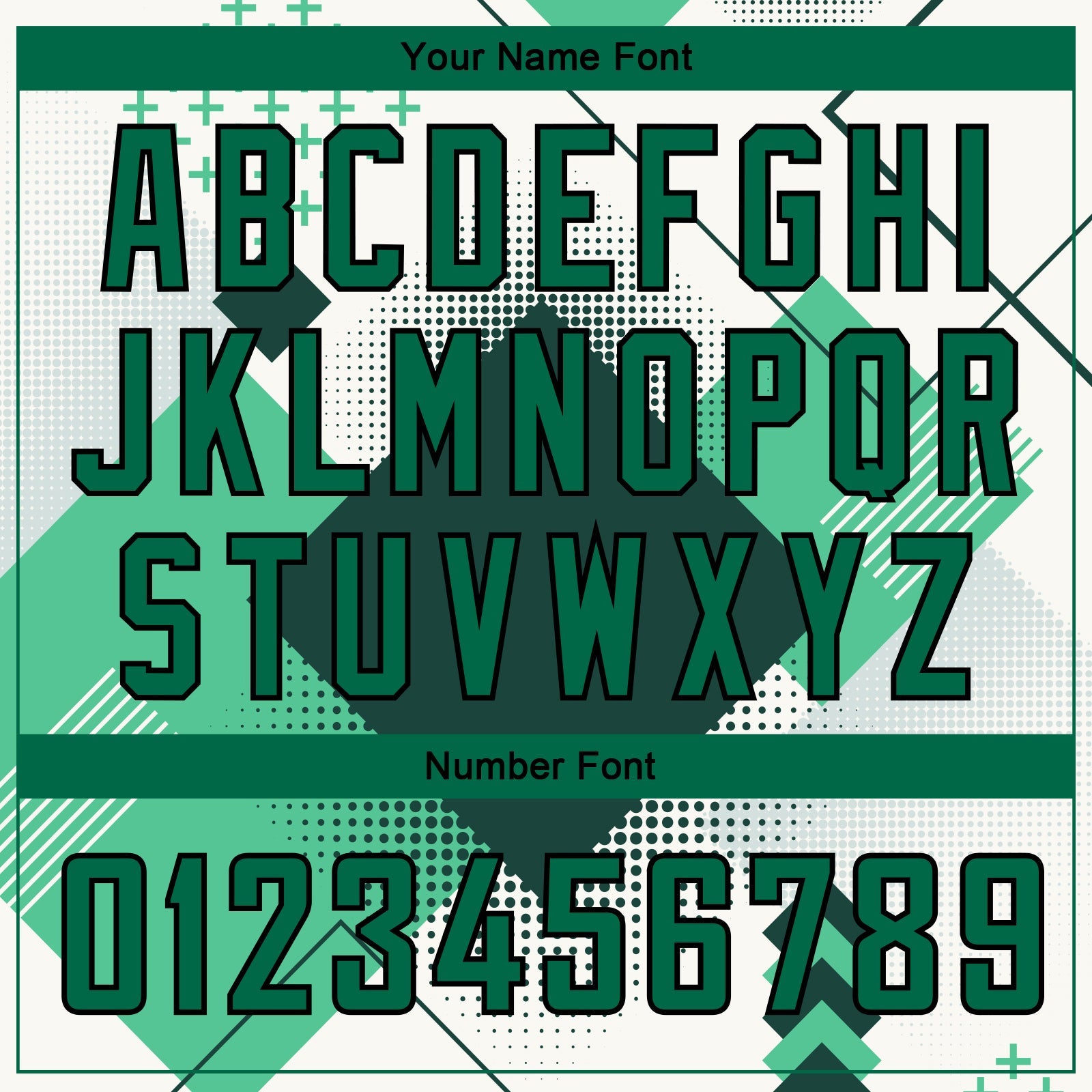 Custom White Kelly Green-Black 3D Pattern Design Geometric Shapes Authentic City Edition Basketball Jersey view 4