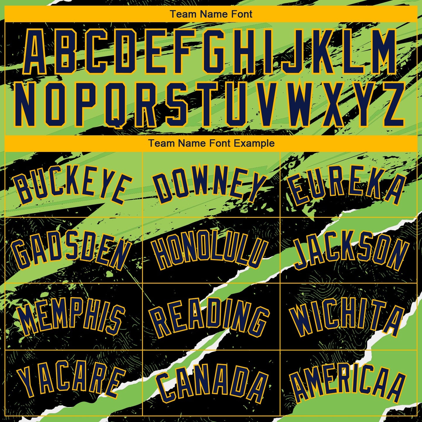 Custom Navy Neon Green-Gold 3D Pattern Design Torn Paper Style Authentic Basketball Jersey view 3
