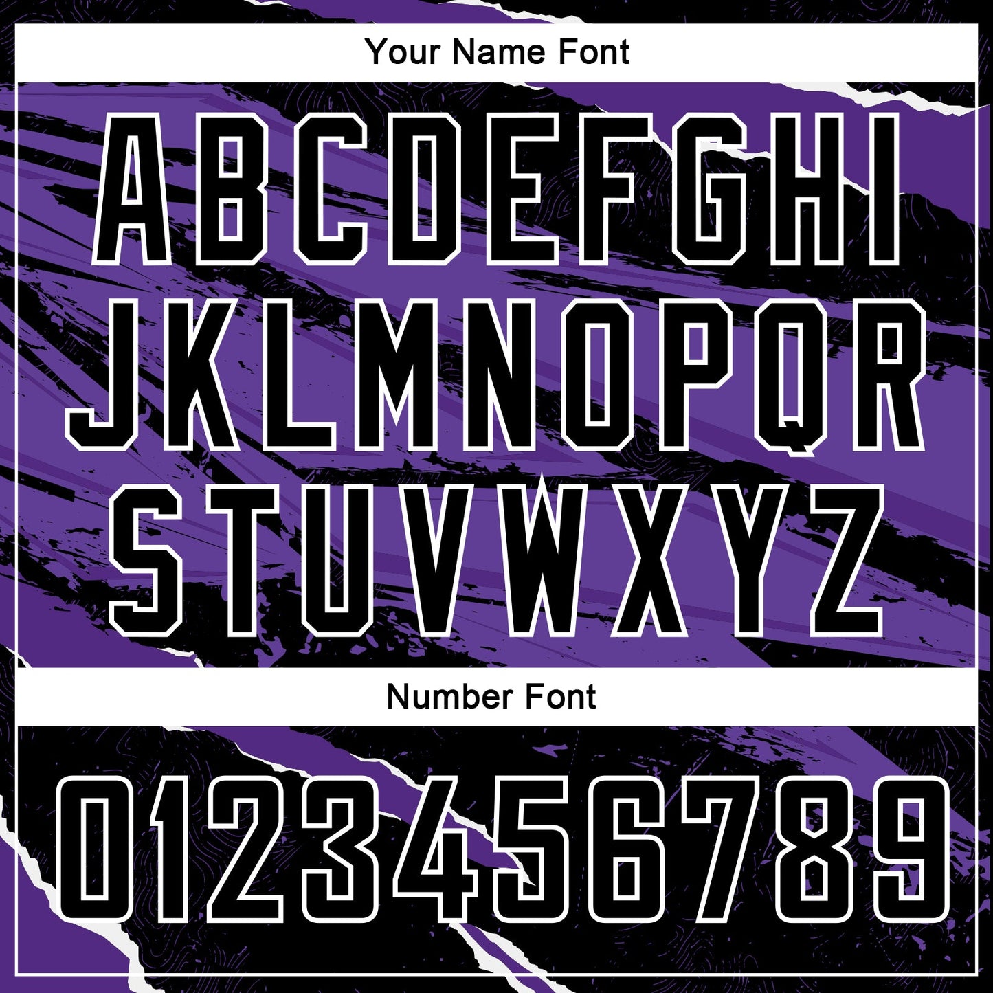 Custom Black Purple-White 3D Pattern Design Torn Paper Style Authentic Basketball Jersey view 4