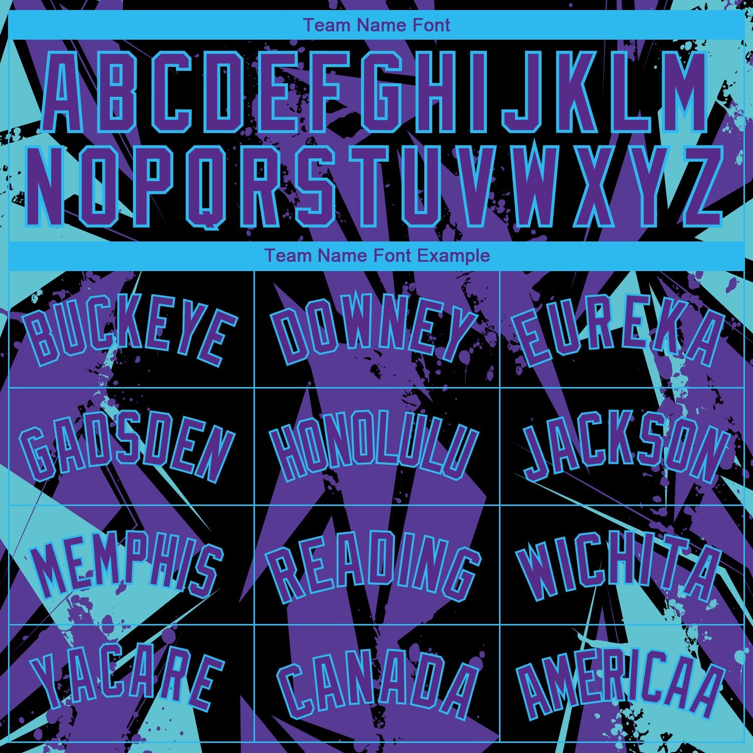 Custom Black Purple-Sky Blue 3D Pattern Design Geometric Shapes Authentic Basketball Jersey view 3