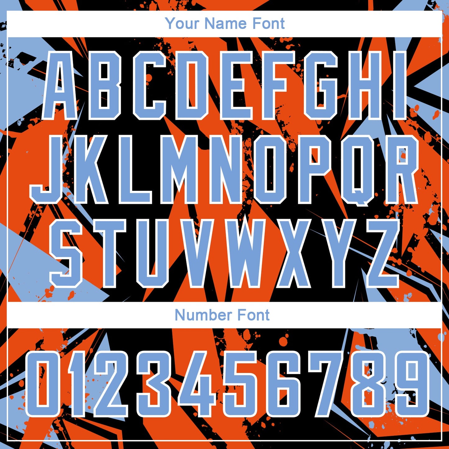 Custom Black Light Blue-Orange 3D Pattern Design Geometric Shapes Authentic Basketball Jersey view 4