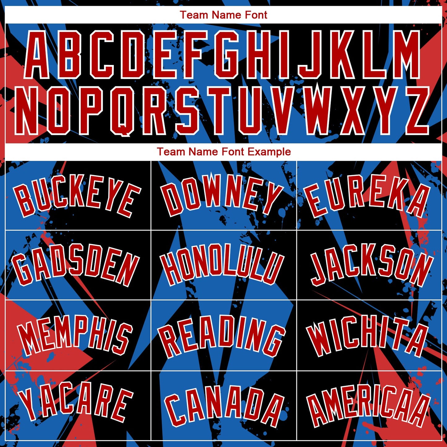Custom Black Red-Blue 3D Pattern Design Geometric Shapes Authentic Basketball Jersey view 3
