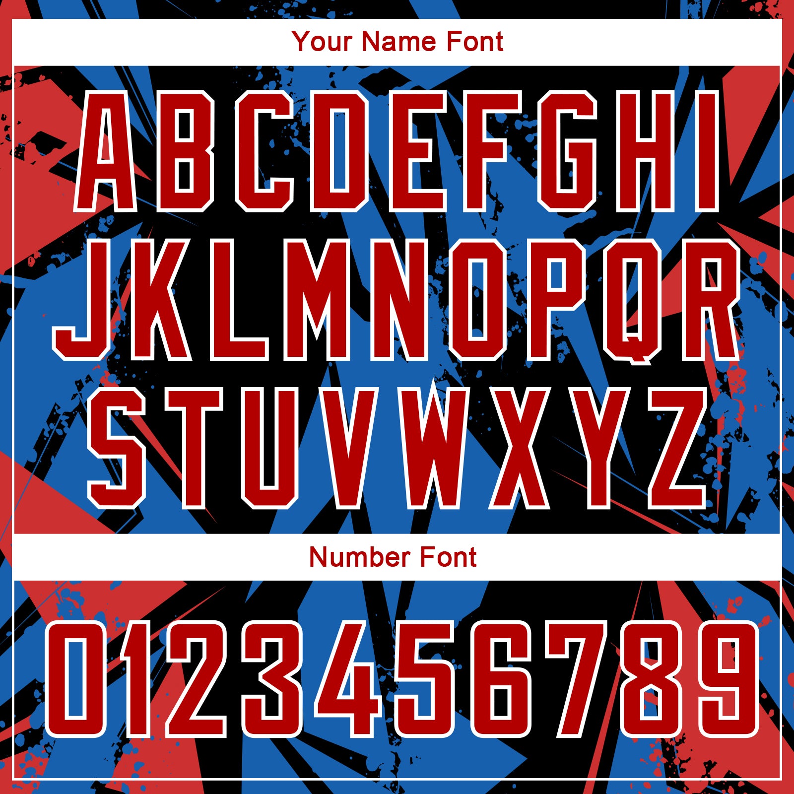 Custom Black Red-Blue 3D Pattern Design Geometric Shapes Authentic Basketball Jersey view 4