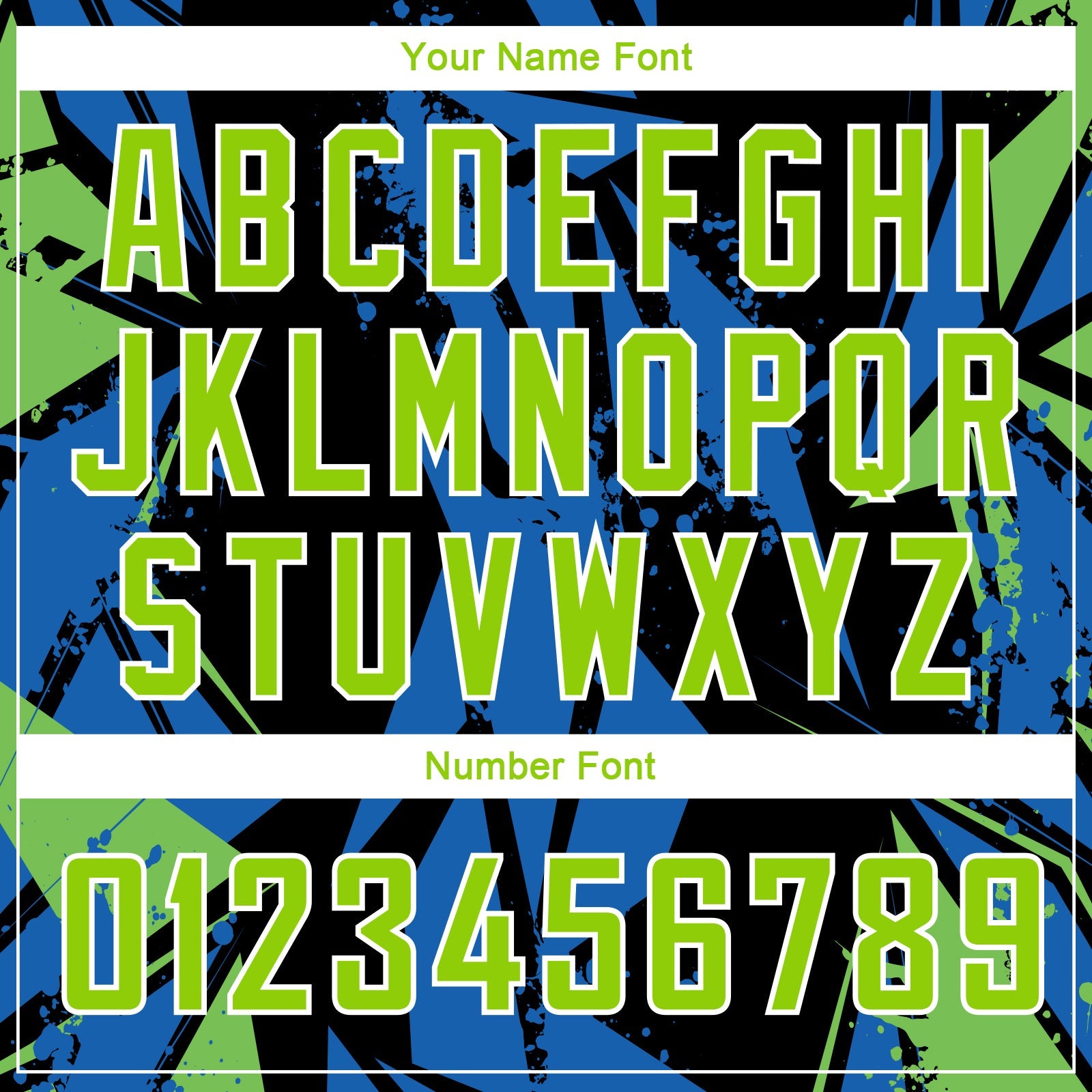 Custom Black Neon Green-Blue 3D Pattern Design Geometric Shapes Authentic Basketball Jersey view 4