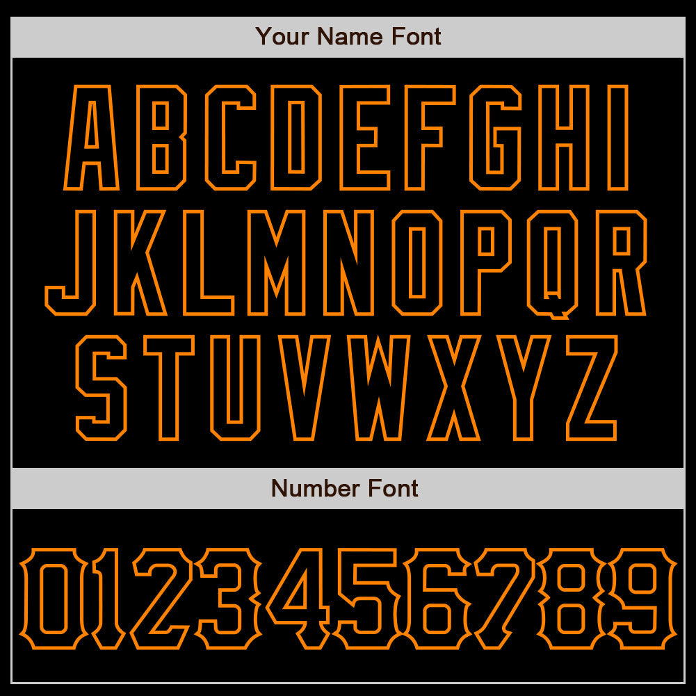 Custom Black Bay Orange 3D Pattern Design Abstract Splatter Grunge Art Authentic Baseball Jersey view 5