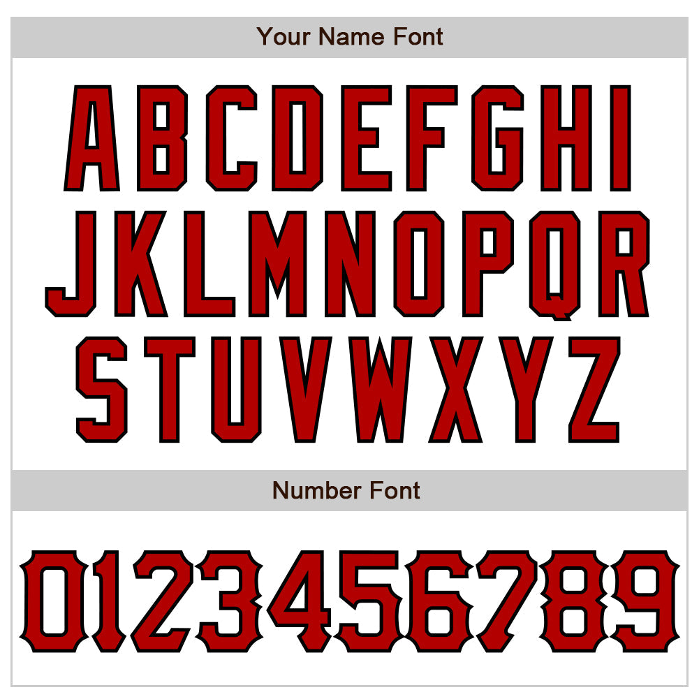 Custom White Red-Black 3D Pattern Design Abstract Splash Authentic Baseball Jersey view 5