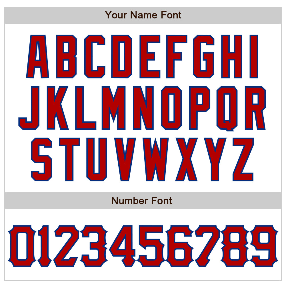 Custom White Red-Royal 3D Pattern Design Abstract Splash Authentic Baseball Jersey view 5