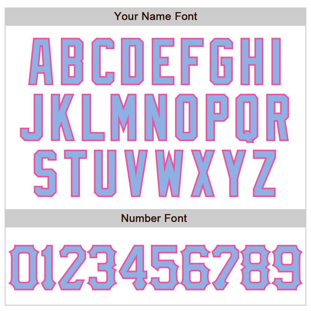 Custom White Light Blue-Pink 3D Pattern Design Abstract Splash Authentic Baseball Jersey view 5